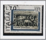 Stamps Italy -  Feria mundial d' Filatelia, Carro d' cursus publicus