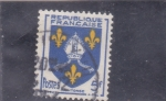 Sellos de Europa - Francia -  ESCUDO -SANTONGE