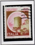 Sellos de Europa - Italia -  Castillos; Normal Tower