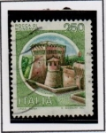 Stamps Italy -  Castillos; Rocca d' Mondavio