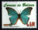 Stamps Bolivia -  serie- Mariposas