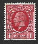 Stamps United Kingdom -  160 - Jorge V del Reino Unido