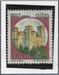 Sellos de Europa - Italia -  Castillos, Vignola, Moderna