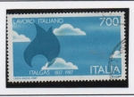 Stamps Italy -  Trabajo, Itaglas 1837-1987