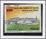 Stamps Italy -  Copa d' Mundo Italia'90, Estadio d' Friuli, Udine