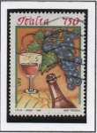 Stamps Italy -  Uvas d' Vino Tinto