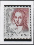 Stamps Italy -  Mujeres en el Arte, Dama d' Unicornio