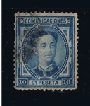 Stamps Spain -  Edifil  nº  175    Alfonso XII