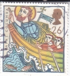 Stamps United Kingdom -  Sant Columba