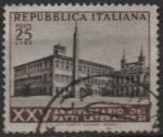 Stamps Italy -  Edificio d' Letrán en Roma