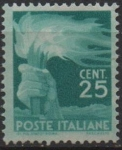 Stamps Italy -  antorcha