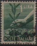 Stamps Italy -  Plantación d' Arboles