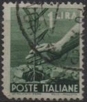 Stamps Italy -  Plantación d' Arboles