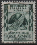 Stamps Italy -  Armas d' l' Aviación, marina y Tierra