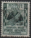 Stamps Italy -  Armas d' l' Aviación, marina y Tierra