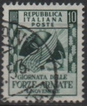 Stamps Italy -  Armas d' l' Aviación, marina y Tierra