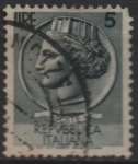 Sellos de Europa - Italia -  Moneda Syracuse