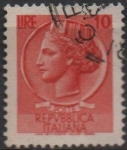 Stamps Italy -  Moneda Syracuse