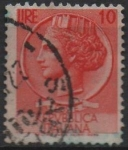 Stamps Italy -  Moneda Syracuse