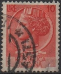 Stamps Italy -  Moneda Syracuse