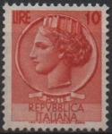 Stamps Italy -  Moneda Syracuse