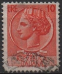 Stamps Italy -  Moneda Syracuse