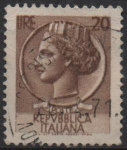 Stamps Italy -  Moneda Syracuse