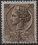 Sellos de Europa - Italia -  Moneda Syracuse