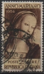 Stamps Italy -  Perugino Madona