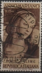 Stamps Italy -  Perugino Madona