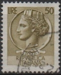 Stamps Italy -  Moneda Syracuse