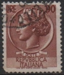 Stamps Italy -  Moneda Syracuse