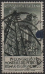 Stamps Italy -  torre d' Petróleo y Acueducto