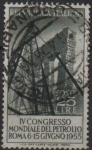 Stamps Italy -  torre d' Petróleo y Acueducto