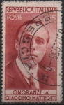 Stamps Italy -  Giacomo Matteotti