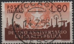 Stamps Italy -  10º Aniv. d' l' Republica Italiana