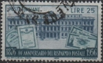 Stamps Italy -  Palacio d' l' Cajas d' Ahorro Postal en Italia