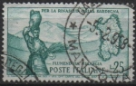 Stamps Italy -  Mujer y Mapa d' Cerdeña