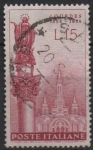 Stamps Italy -  Virgen María y Santuario d' Lourdes