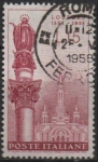 Stamps Italy -  Virgen María y Santuario d' Lourdes