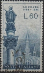 Stamps Italy -  Virgen María y Santuario d' Lourdes