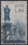 Stamps Italy -  Virgen María y Santuario d' Lourdes