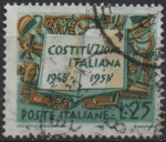 Stamps Italy -  Constitución  Italiana