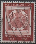 Stamps Italy -  Centenario d' Primer sello del reino d' Napoles