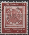 Stamps Italy -  Centenario d' Primer sello del reino d' Napoles