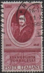 Stamps Italy -  Evangelista Torricelli