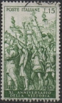 Stamps Italy -  40 aniv. d' l' Victoria en l' Primera Guerra Mundial, Los Triunfos d' Cesar