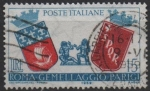 Stamps Italy -  3º aniv. d' Hermanamiento Roma-Paris