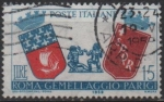 Stamps Italy -  3º aniv. d' Hermanamiento Roma-Paris