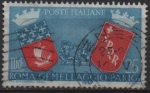 Stamps Italy -  3º aniv. d' Hermanamiento Roma-Paris